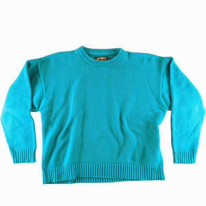 Vintage Eddie Bauer Teal Sweater XL